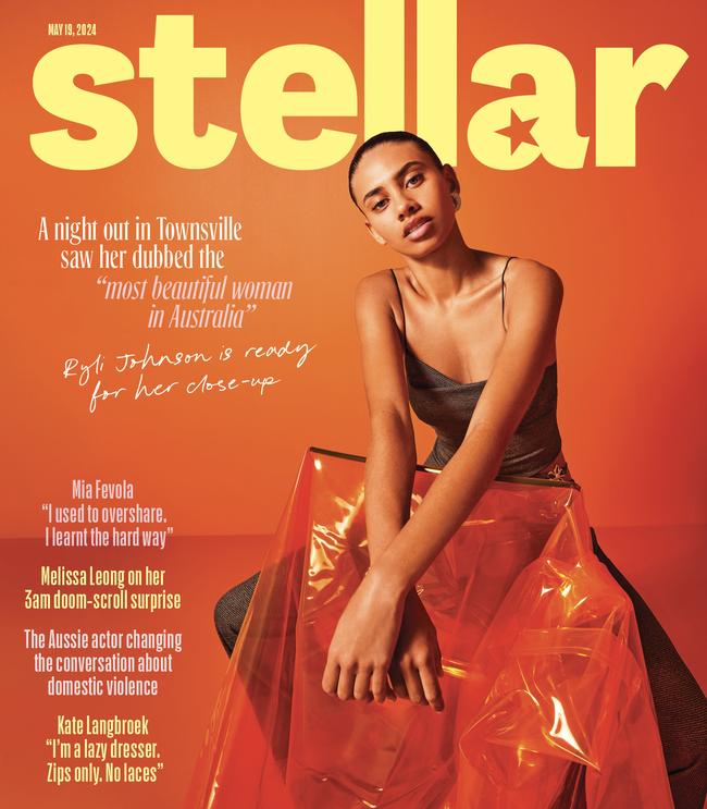 The 20-year-old Gomeroi Murri woman has just landed her first magazine cover. Picture: Stellar