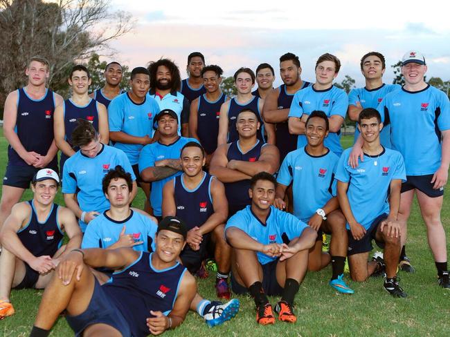 TPN with western Sydney’s under-17s team.