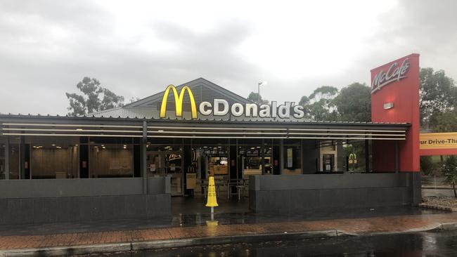 Kelly Hogan allegedly spat on an employee of Eagle Vale McDonalds.