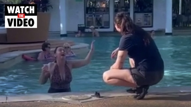 Woman kicked out of a resort after screaming at staff (Daily Mail)