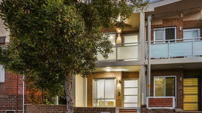 The two-level Dulwich Hill property is scheduled for auction this week.