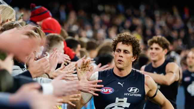 Ed Curnow has signed with Lorne. Picture: Dylan Burns/AFL Photos via Getty Images