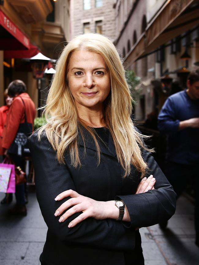 Councillor Angela Vithoulkas, who is running to be Lord Mayor of Sydney. Picture: Tim Hunter.