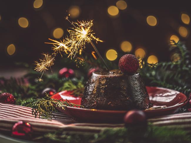 Get creative with how you present your Christmas pudding.