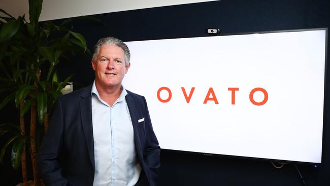 Kevin Slaven at the Sydney office of Ovato. Picture: John Feder/The Australian.