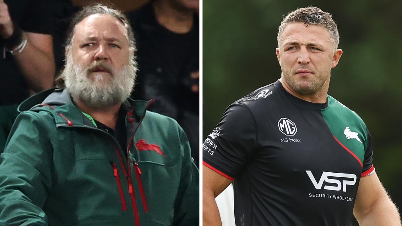 Russell Crowe and Sam Burgess had a testy phone call.