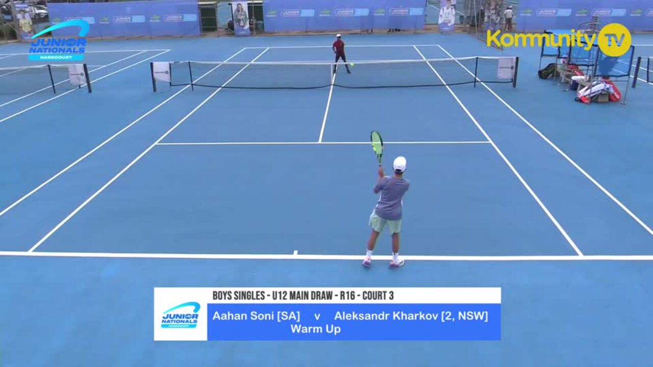 Replay: Aahan Soni (SA) v Aleksandr Kharkov (NSW) [2] - 2024 Australian Junior Hardcourt Championships Day 2