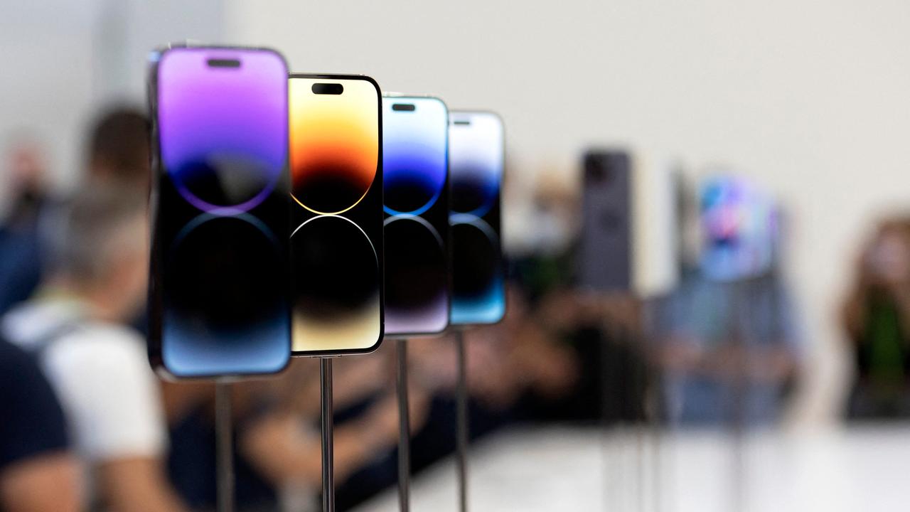 The new iPhone 15 will supersede the iPhone 14. (Photo by Brittany Hosea-Small / AFP)