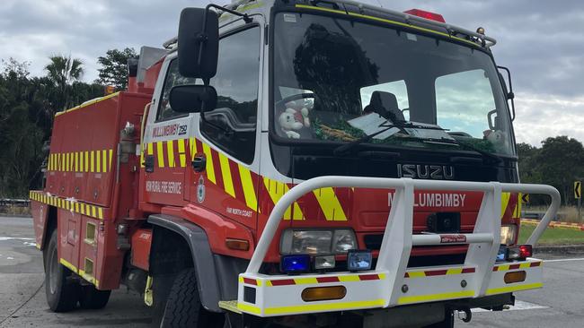 Firefighters battled a blaze at a house fire in Melbourne’s north, not far from a local school. Picture: Savannah Pocock