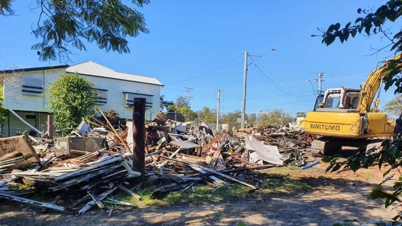 The Poppys Takeaway building in Brassall was knocked down on August 5.