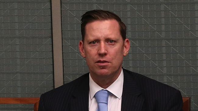 Scott Briggs before Treasurer Scott Morrison Delivers the 2017 Budget in the House of Representatives Chamber, in Parliament House, Canberra. Picture Kym Smith