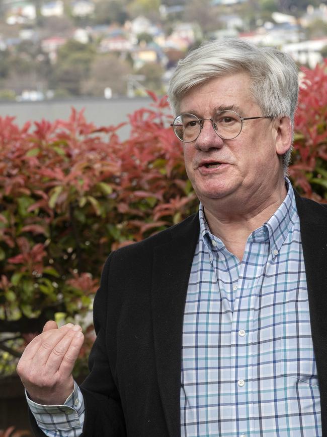 Economist Saul Eslake at Hobart. Picture: Chris Kidd