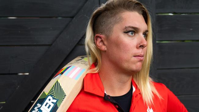 Australian-born Canadian cricketer Danielle McGahey has hit back at the ICC’s decision to change its rules on trans participation that have ended her international career. Picture: Justin Vallejo