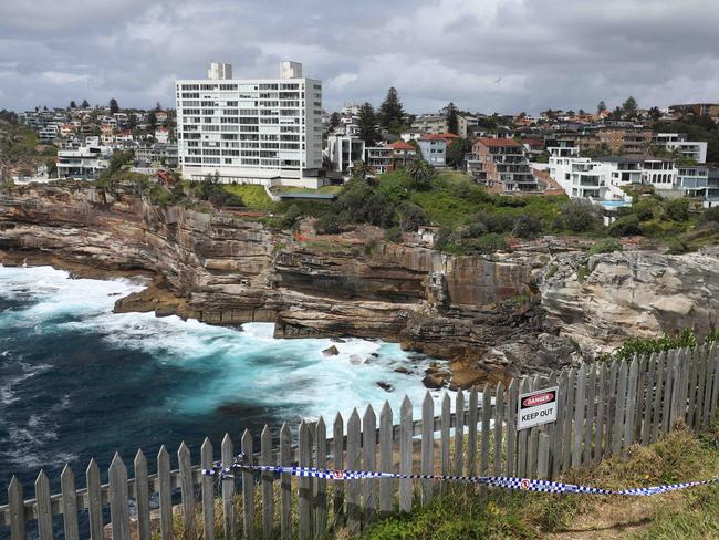 Authorities found a body, later identified to be Thiujssen’s, at ‘The Gap’ in Vaucluse. Picture: NCA NewsWire / Max Mason-Hubers