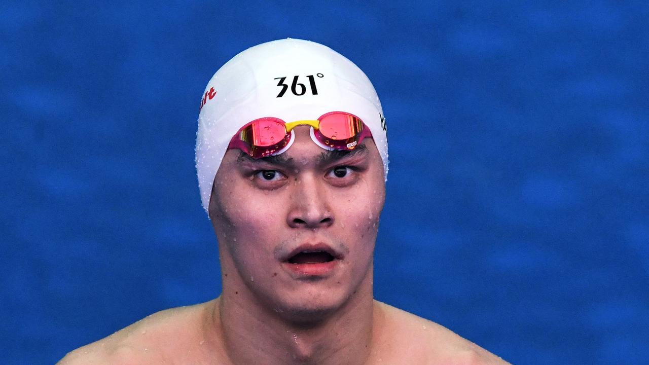 Sun Yang’s ban has been overturned.. (Photo by Ed JONES / AFP)