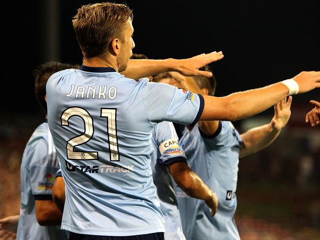 Mark Janko is shooting for an A-League record.