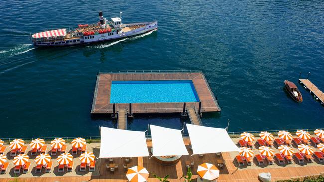 The WOW pool at Grand Hotel Tremezzo, Lake Como.