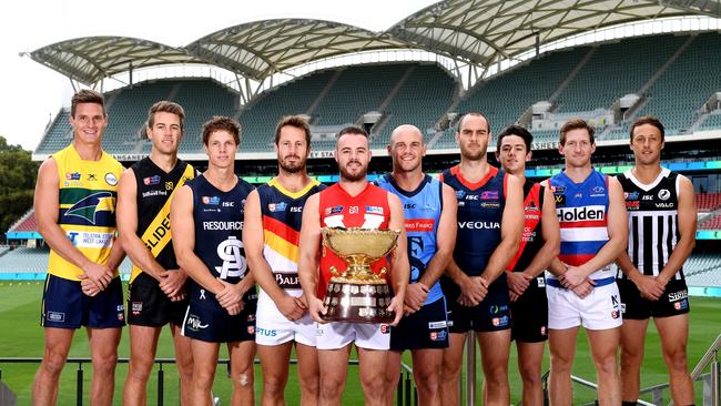 SANFL boss Jake Parkinson has praised the work of the league’s clubs throughout the coronavirus pandemic. Picture: AAP/Mark Brake.