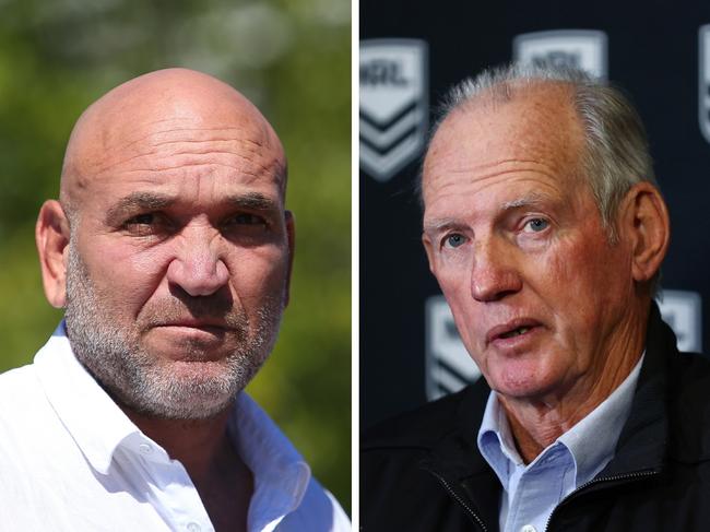 Gorden Tallis and Wayne Bennett