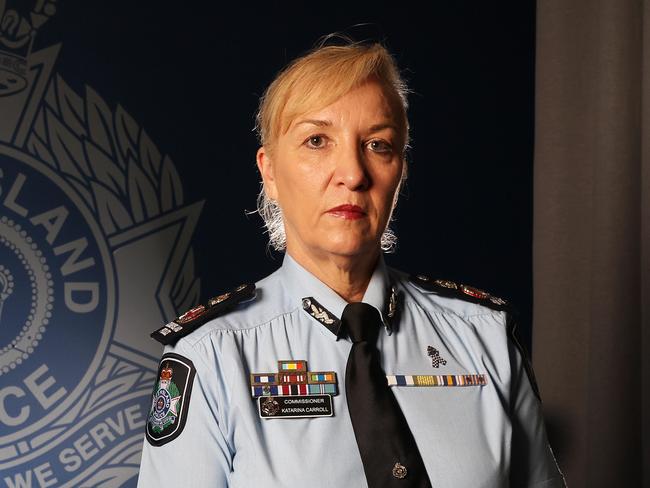 Police Commissioner Katarina Carroll, Police HQ, Brisbane. Picture: Liam Kidston