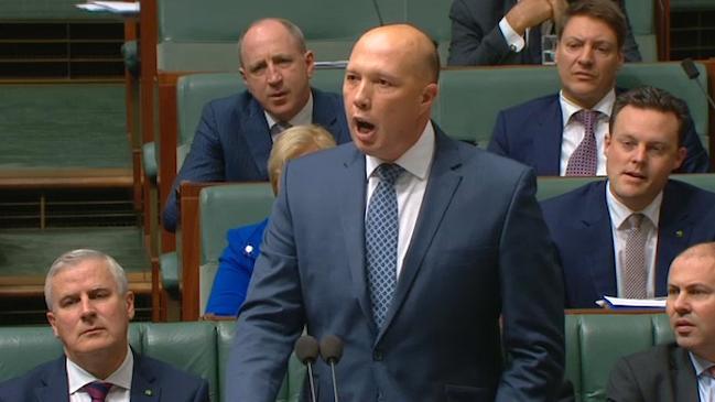 Dutton says Quaedvlieg “groomed” girl in Question Time attack