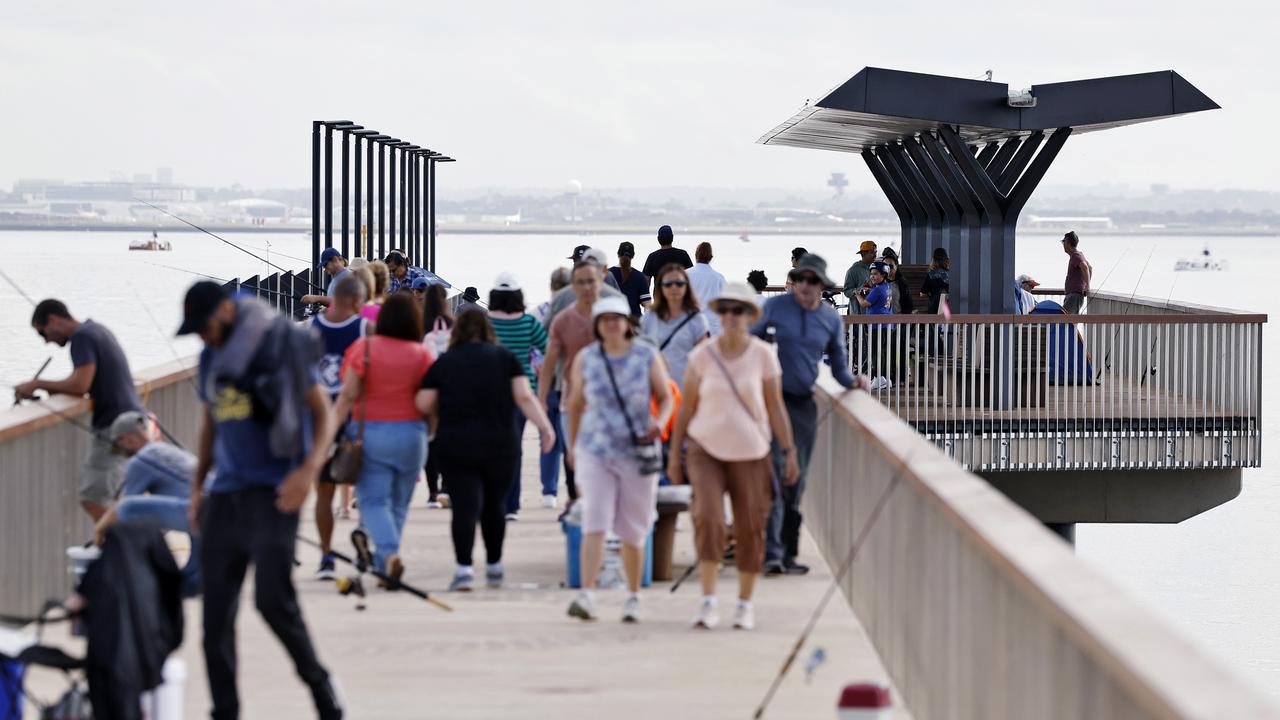 There are no immediate plans to run ferry services between the wharves. Picture: Sam Ruttyn