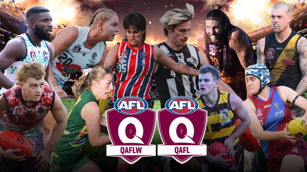 QAFL, QAFLW coaches nominate. Pictures: Highflyer Images, Brooke Sleep Media, Craig Slaney Sports Photography.