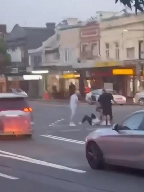 on Cleveland St after he was shot.