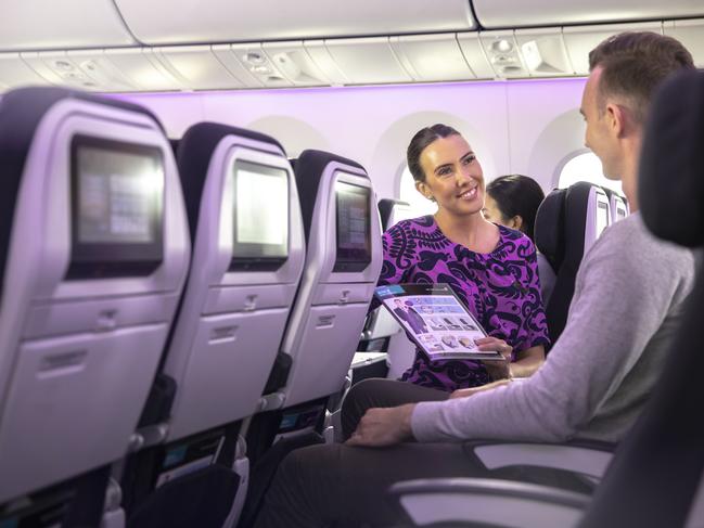 Economy Cabin. Picture: Air New Zealand