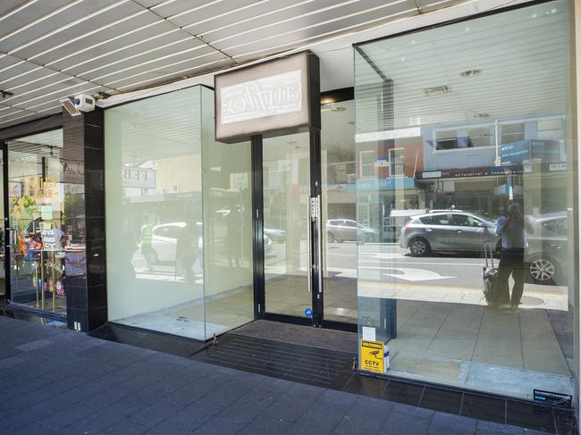 Sign of the times: Vacant business premises in the Hobart CBD. Picture: Richard Jupe