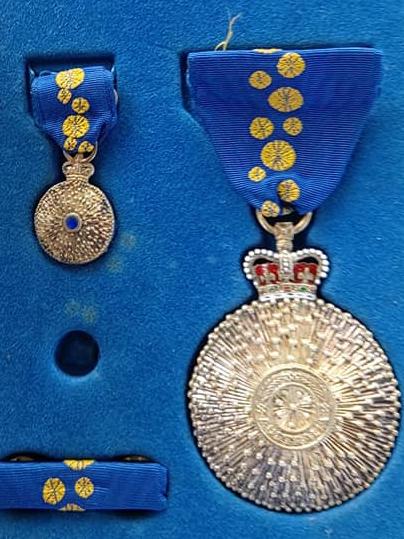 Member of the Order of Australia medal presented to Currumbin Wildlife Sanctuary founder Alexander Griffiths which was found on a street in Tugun.