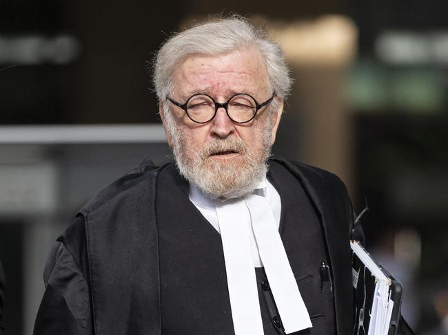 Cardinal George Pell's lawyer Robert Richter QC arrives to County Court in Melbourne, Tuesday, February 26, 2019. (AAP Image/Daniel Pockett) NO ARCHIVING