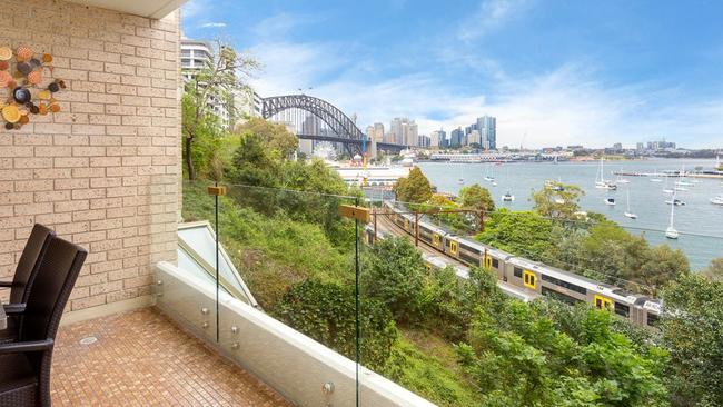 The view from Anquetil’s seized Lavender Bay property.