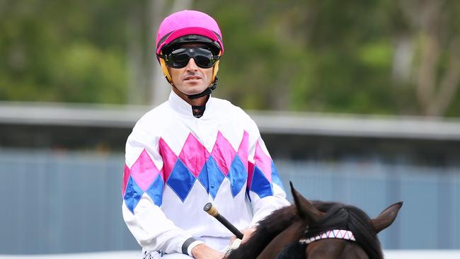 Grant Buckley in the parade ring, before race 3, during Magic Millions race day, at Wyong Race Club. Picture:Peter Clark