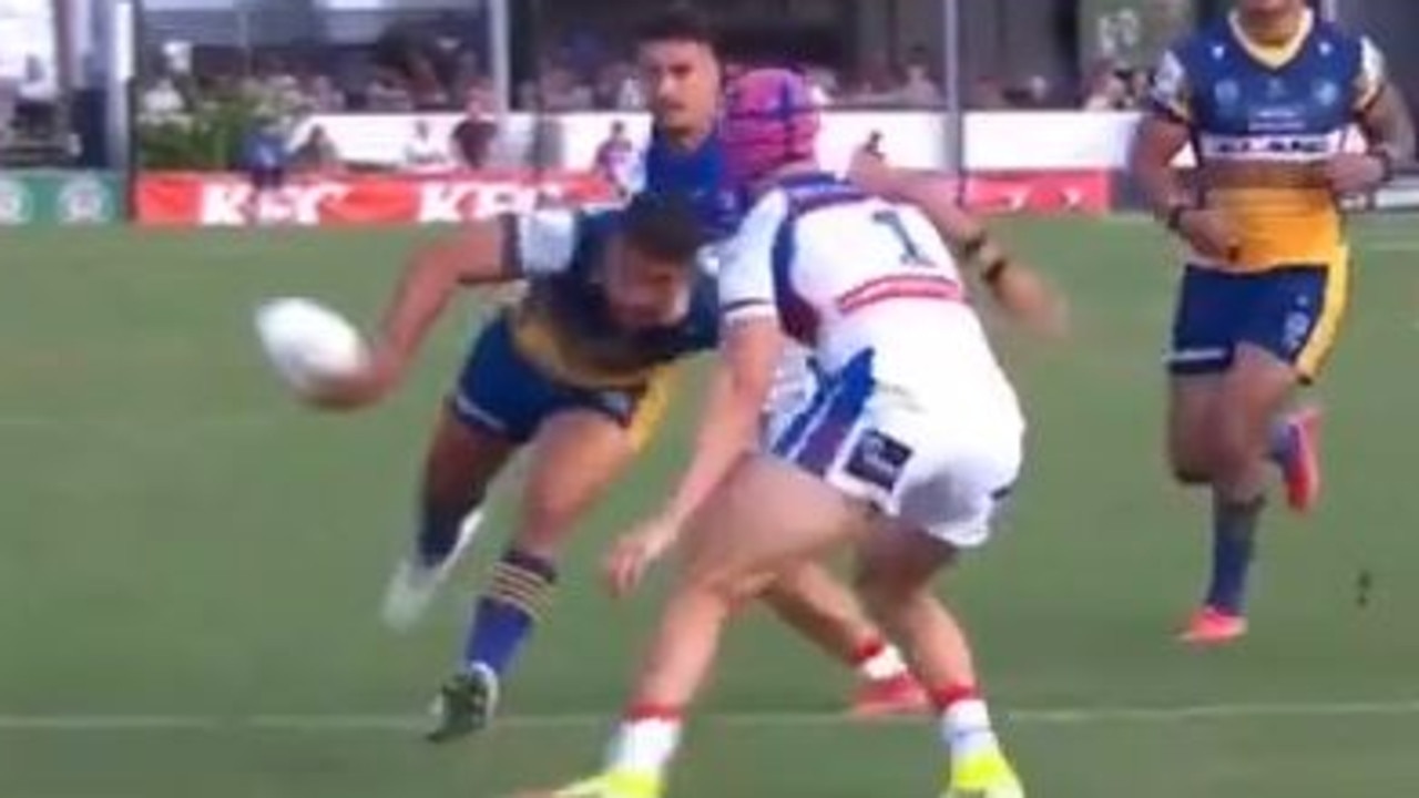 The flick pass that put the NRL on notice last year.