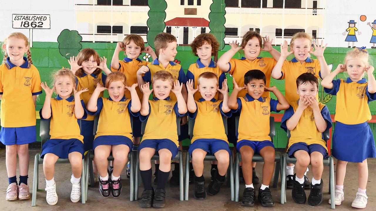 MY FIRST YEAR: Maryborough Central State School Preps. Picture: Patrick Woods.