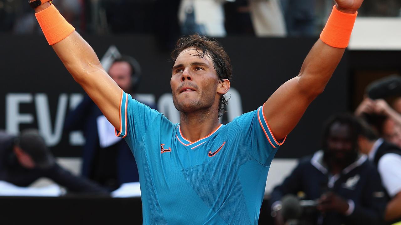 Rafael Nadal downs Novak Djokovic.