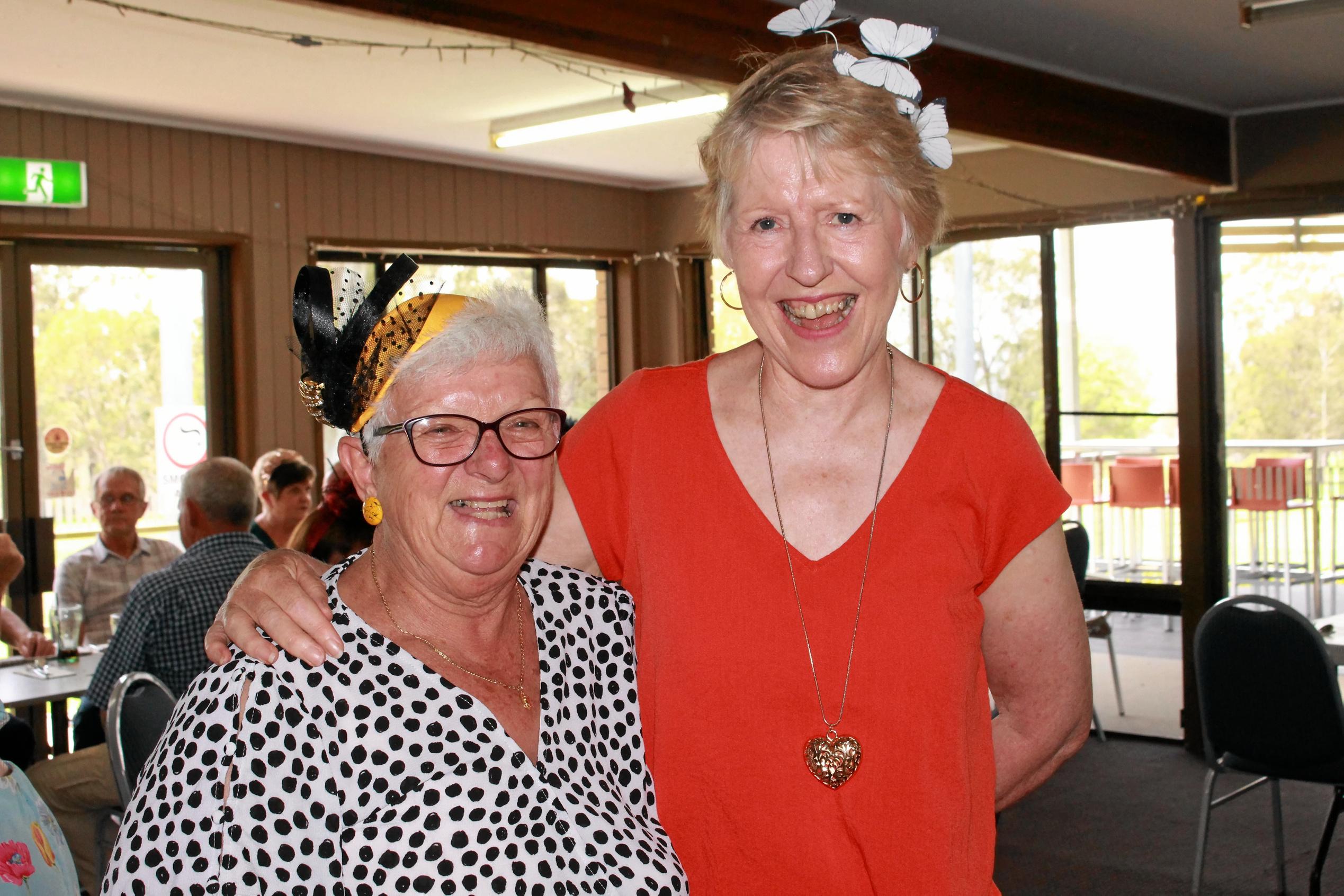 Barbara Schmoelzer and Lynda Hemmings. Picture: Marian Faa