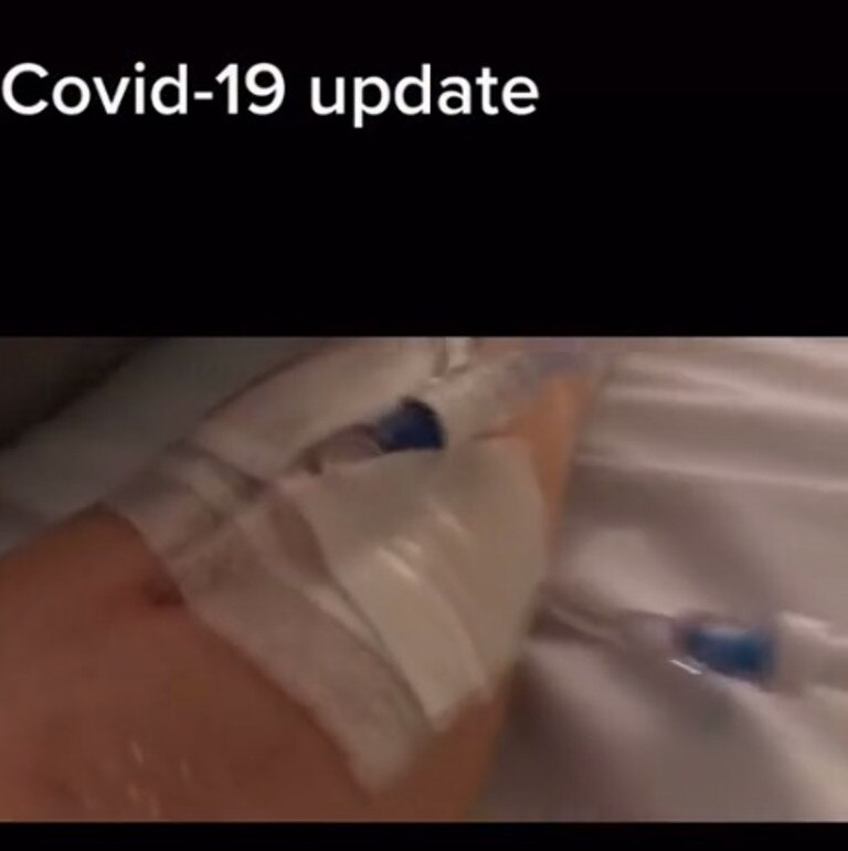 She said she felt unwell for three days before testing positive. Picture: TikTok/yxdad