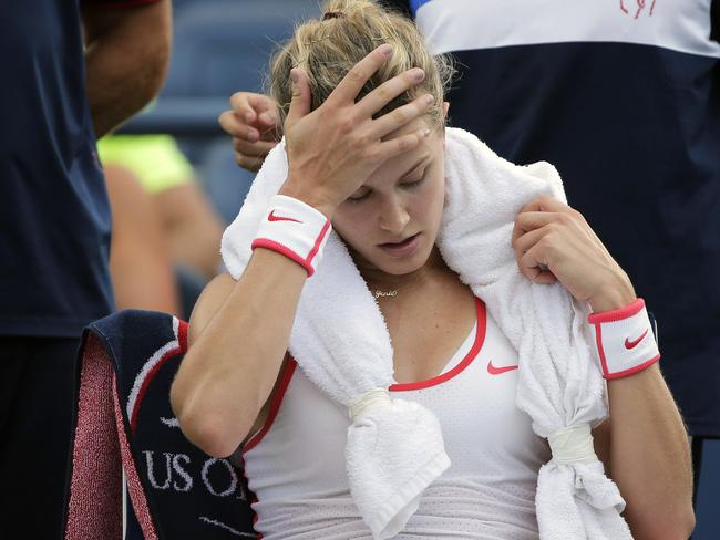 Eugenie Bouchard suffered a concussion at last year’s US Open.