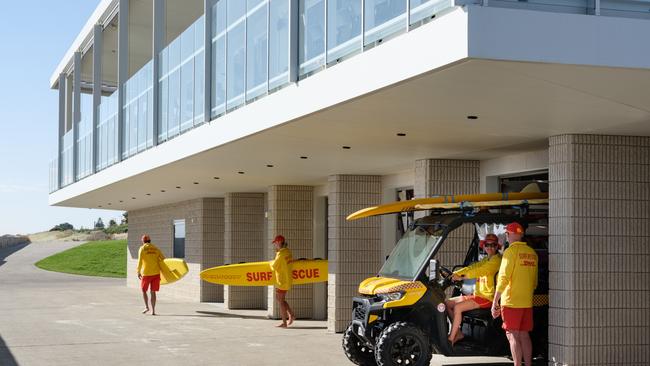 The West Beach Surf Life Saving club officially opened its redeveloped rooms on Saturday. Picture: Sam Noonan