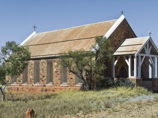 Holy Trinity Church, one of the historic buildings in the former gold rush town of Roebourne, Western Australia, which is gripped by child sexual abuse.