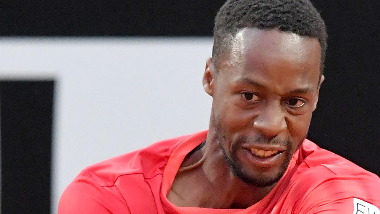 France’s Gael Monfils in action this month at the ATP Tennis Open tournament in Rome.