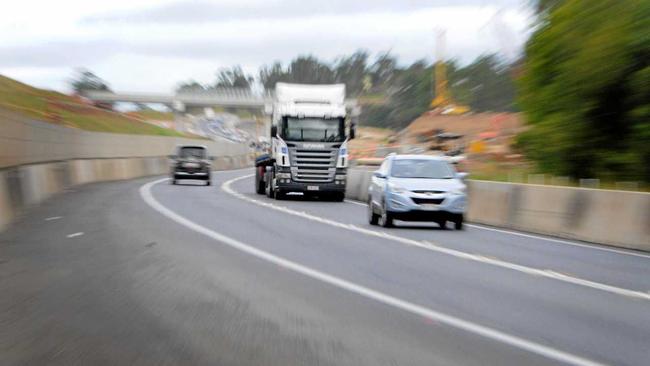 Bruce Highway upgrade works. Picture: Renee Pilcher