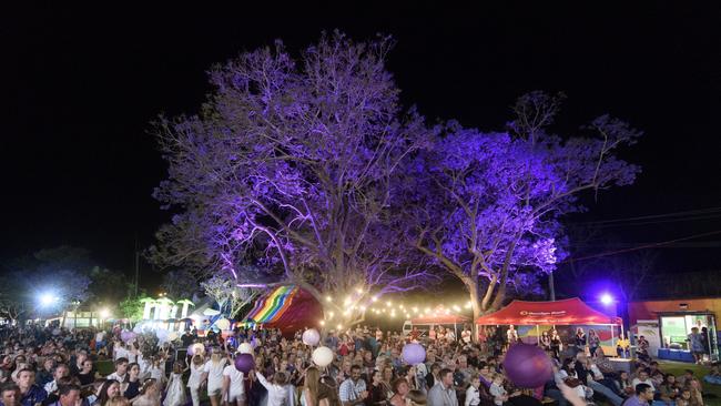 Market Square during Jacaranda Festival. While this year’s festival is cancelled, Clarence Valley Council are hoping to attract visitors with an illuminating new initiative.