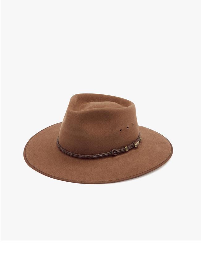 RM Williams Akubra Cattleman hat $219. <b>Shop now from <a href="https://www.rmwilliams.com.au/akubra-cattleman-hat-fawn-felt.html?lang=default" target="_blank">RM Williams</a></b>