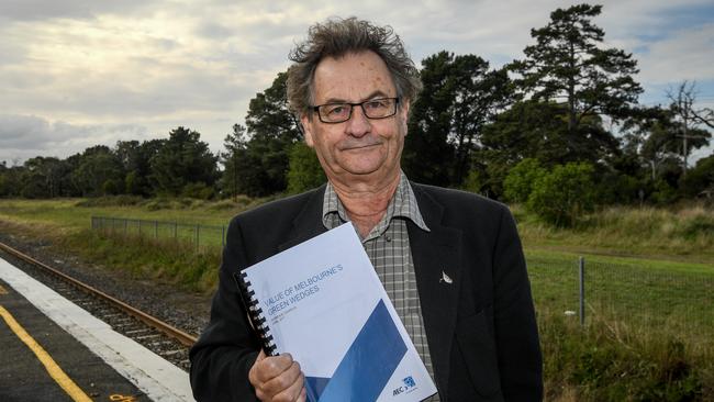 Mornington Peninsula Councillor David Gill believes extending the Frankston train line to Baxter will be devastating for the green wedge town. Picture: PENNY STEPHENS