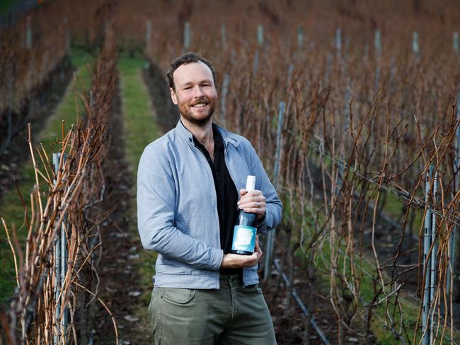 Rob Mack of Aphelion Wines (McLaren Vale SA) who was announced the winner of the Young Gun of Wine award at an event at MONA (Museum of Old and New Art) in Hobart today.18-06-2018picture by Peter Mathew