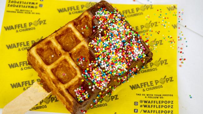 The Wafflepopz 100s and 1000s waffle. Picture: Jenifer Jagielski