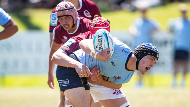 NSW player Jarvis Orr in action in the Super Rugby U16 series. Picture: Julian Andrews